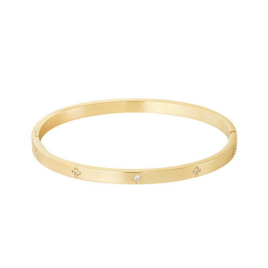Slaven armband met steentjes