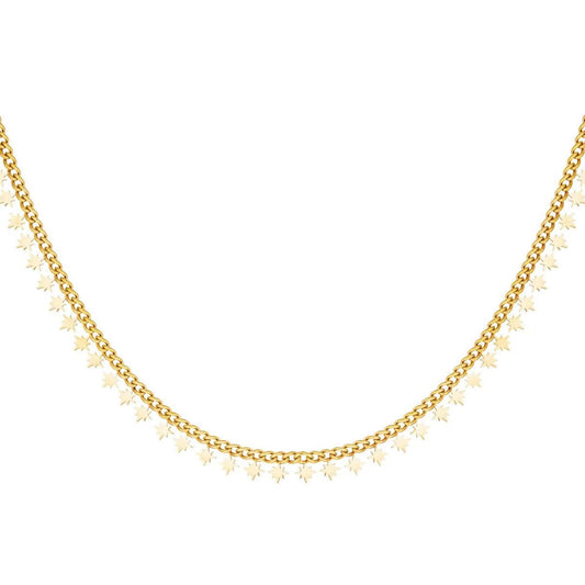 Ketting met fonkelende sterren Goud