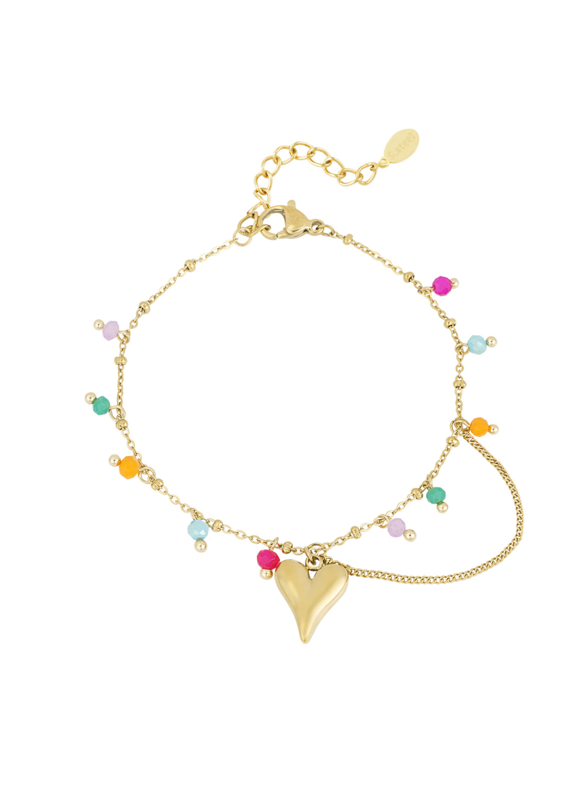 Heart pop armband